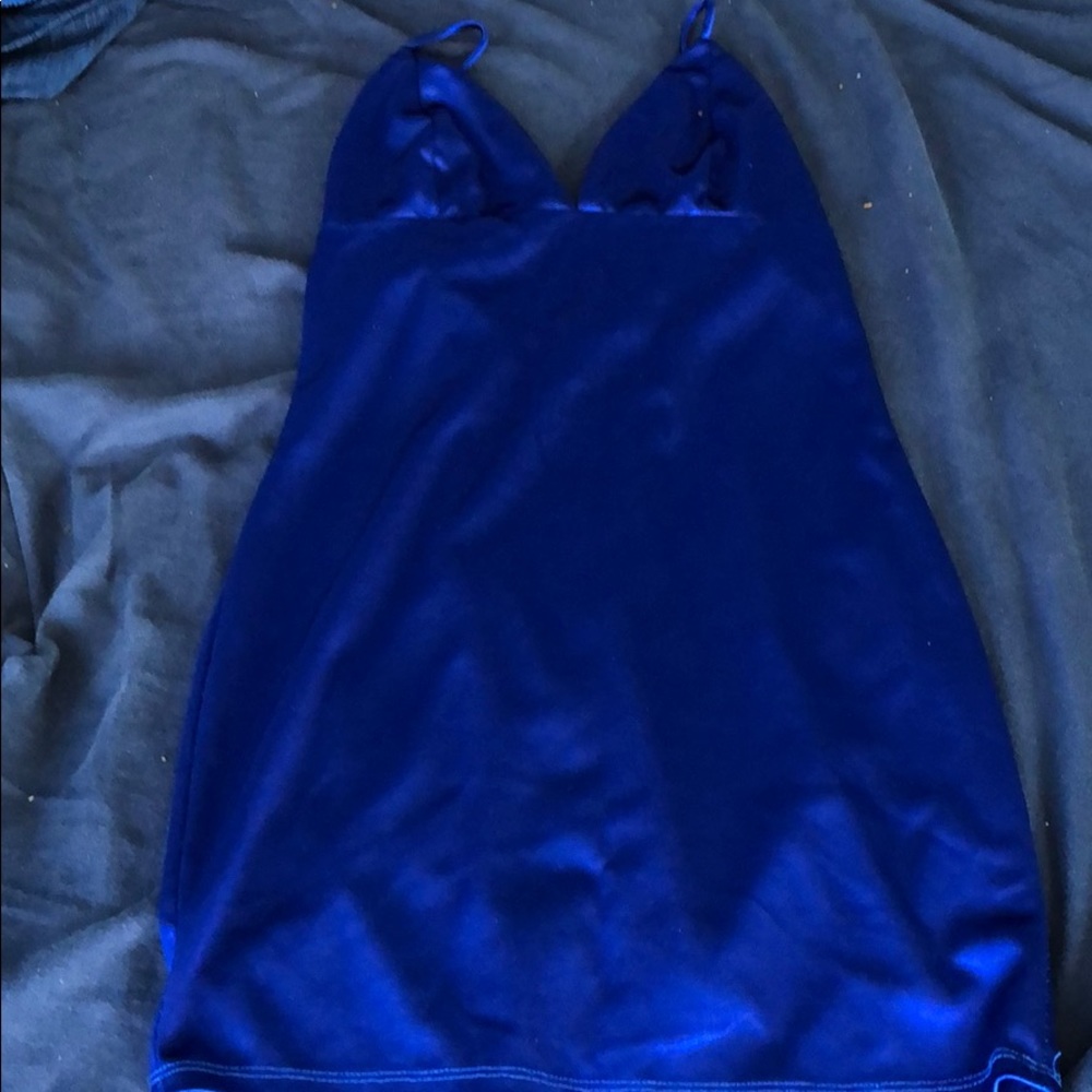 Blue fashion nova dress